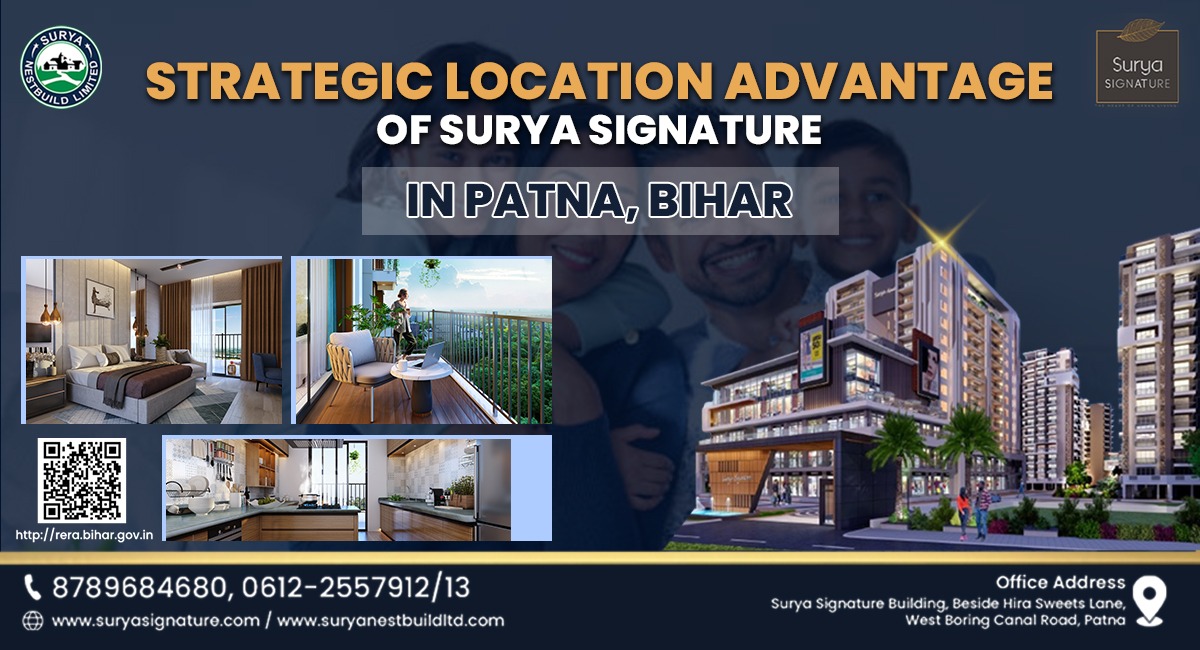 Strategic location advantage of Surya Signature in Patna